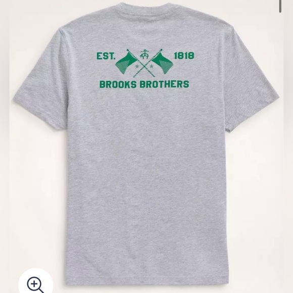 Large Brooks Brothers Nautical T-Shirt - Picture 3 of 5
